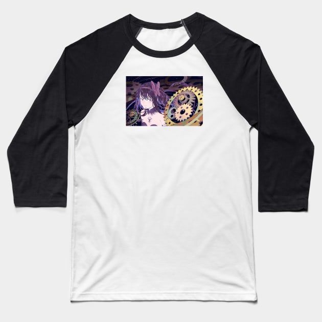 Homura Baseball T-Shirt by Ziyaillust